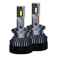 麒麟光150W汽车LED大灯D2H远近一体超亮双光聚激光改装透镜大灯总成