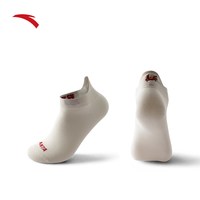 安踏好事发生运动袜三双礼盒装男女款马年本命年红色中筒袜子 【8311】奶白色-2 大码（43码以上）