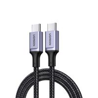 UGREEN 绿联 US502 双Type-C 100W 数据线 尼龙编织 2m 黑色