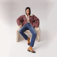 Levi's李维斯冬暖系列女士724高腰修身直筒美式休闲牛仔裤 中蓝色 26 (30)