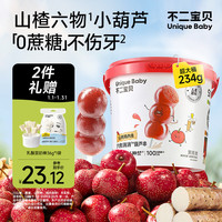 不二宝贝 牛脾肽鸡内金山楂葫芦串234g棒棒糖搭无添加婴儿幼儿童宝宝零食 山楂葫芦串