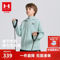 安德玛 26儿童外套速干吸湿弹性运动休闲插肩袖梭织外套261322706