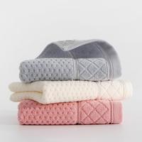 SANLI 纯棉舒适面巾 3条装 柔软吸水 成人儿童家用