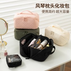 诺第 NORDI 20260117 化妆包 便携式 大容量 黑色 科学分区