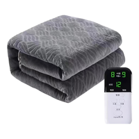 寒夜思碳纤维电热毯单人双人电褥子双控调温加厚大宿舍家用除螨 寒夜思 / 碳纤维 / 灰色 单人1.2*1.8米 单温单控
