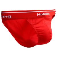 Holelong 活力龙 男士三角内裤套装 HCS016003 3条装 红色 L