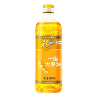 福临门食用油一级大豆油 大豆油900mL