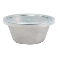 霜山304不锈钢料理碗带盖佐料碗葱花香菜收纳盆厨房多功能备菜碗