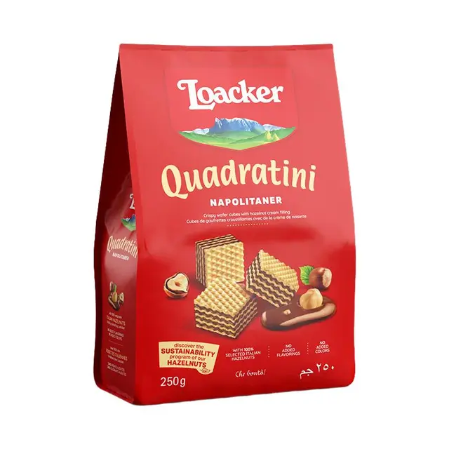 Loacker 莱家 威化饼干 可可牛奶味 125g*2袋