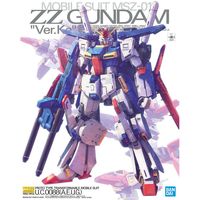 万代MG卡版卡ZZ高达 1/100 MSZ-010 KAZZ高达 Ver.Ka敢达模型