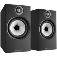 宝华韦健600系列607 S3书架式音箱家庭影院HIFI音响2.0音箱高保真发烧级 黑色一对