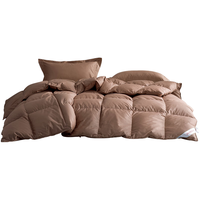 斯诺曼抑菌防钻绒90%鸭绒被羽绒被芯酒店保暖冬被子150*210cm充650g卡其 【冬被】90%鸭绒被-卡其 150cm*210cm