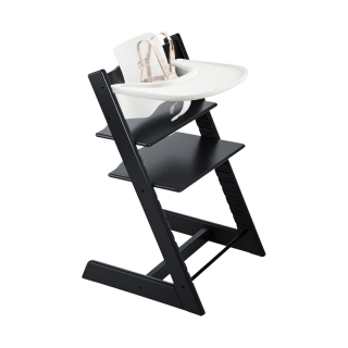 STOKKE 思多嘉儿 100124 婴儿Tripp Trapp成长椅+Baby Set套件+安全带 黑色