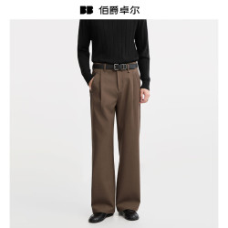 伯爵卓尔 老钱风cleanfit垂感通勤休闲裤