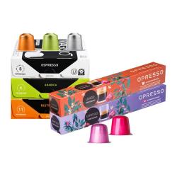 VIAGGIO ESPRESSO Opresso 适配NESPRESSO 原装进口胶囊咖啡 2盒 共20颗