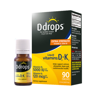 Ddrops 滴卓思 成人D3滴剂5000IU 2.5ml*1瓶