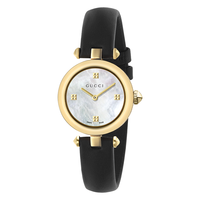 GUCCI 【秋冬】古驰珍珠母贝表盘皮带小巧精致高级感女士款石英手表