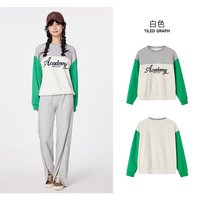 美特斯邦威 [3件129]美特斯邦威卫衣男女百搭卫衣宽松百搭潮流针织套头衫