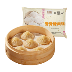 富春 包子蟹黄汤包210g灌汤小笼包猪肉包扬州早餐方便速食