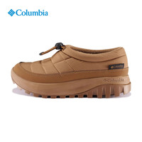 Columbia 2025秋冬新品户外女子银点拒水缓震抓地休闲运动低帮雪地靴