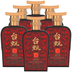台甄 2023年灌装贵州酱香白酒53度纯粮佳酿高粱老酒保价甄·叁拾保价 53%vol 500mL 6瓶