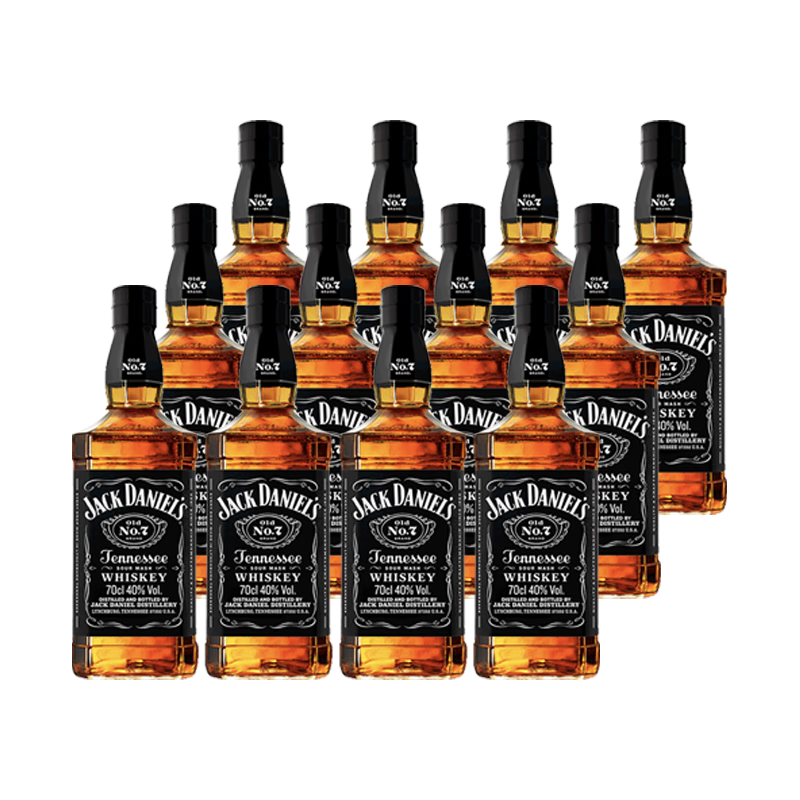  酒庄直通 酒庄直通美国 美国杰克丹尼威士忌  调和谷物威士忌 700ml-750ml 无年份 箱装 40%vol 12瓶