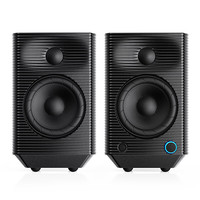 飞傲（FiiO）SP5 高保真便携桌面重低音大功率有源家用书架蓝牙乐器音箱音响 黑色