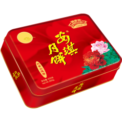 安琪 七星伴月心意月饼礼盒880g传统五仁莲蓉蛋黄中秋 安琪双蛋黄白莲蓉月饼礼盒650g