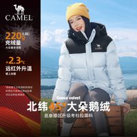 骆驼 羽神PRO鹅绒羽绒服男女同款2026加厚面包服