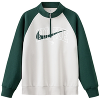 NIKE3BRAND 耐克男女童插肩袖卫衣2026新年红色拜年服儿童舒适上衣