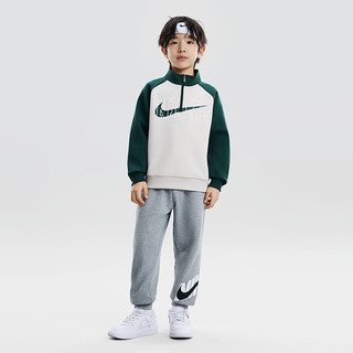 NIKE3BRAND 耐克男女童插肩袖卫衣2026新年红色拜年服儿童舒适上衣