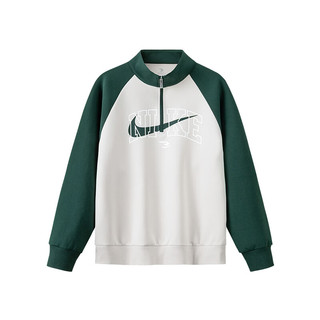 NIKE3BRAND 耐克男女童插肩袖卫衣2026新年红色拜年服儿童舒适上衣