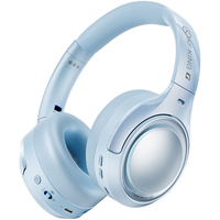 iKF King G五模无线降噪游戏耳机头戴式2.4g有线蓝牙7.1环绕音效LDAC高解析电竞专用降噪麦克风天空蓝