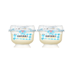 简爱 焦糖牛奶布丁生牛乳下午茶早餐 焦香浓郁100g*2杯