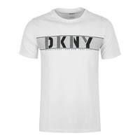 Donna Karan 男士短袖T恤 纯棉休闲圆领打底衫