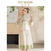 常春藤 童装女童秋新款 新中式国风套装改良明制宝宝汉服