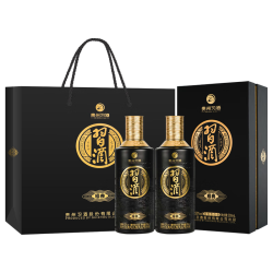 习酒 经典黑金礼盒 53度 500ml*2瓶