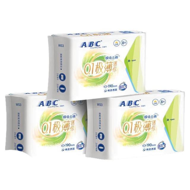 ABC 蓝芯瞬吸 卫生护垫
