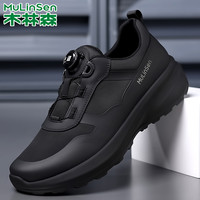 木林森 男士休闲鞋 2025秋季新款网面透气运动鞋