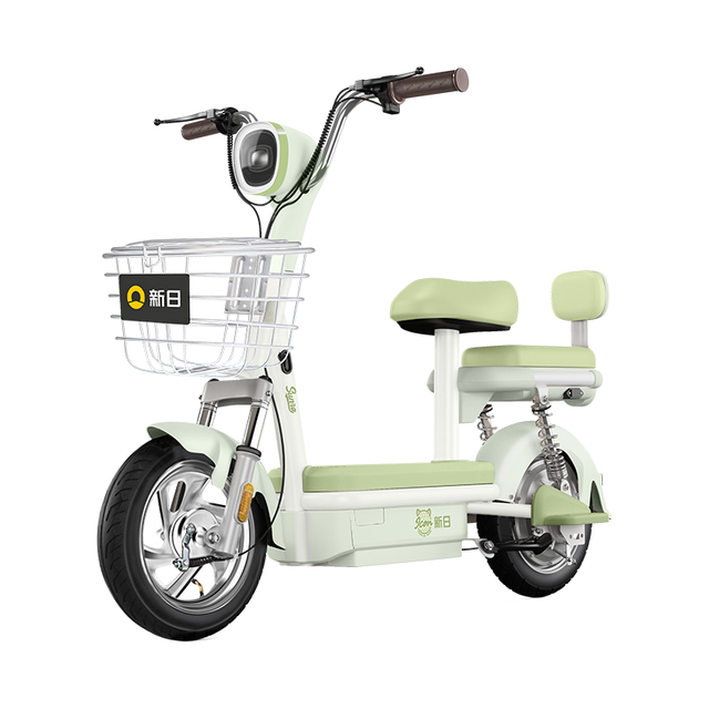 移动端、京东百亿补贴：新日 电动自行车 2026新国标小乐果京东自营电动车电动自行车长续航69km成人电瓶车家用代步车绿