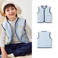 移动端：巴拉巴拉 儿童马甲宝宝2025秋冬男女童双面绒背心加绒保暖外穿