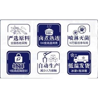 周黑鸭（ZHOUHEIYA）【选5盒】锁鲜星享气调盒装甜辣鸭锁骨鸭翅 新鲜卤味武汉特产 甜辣卤莲藕180g