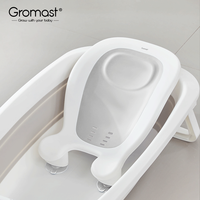 谷仕塔 婴儿洗澡盆宝宝折叠浴盆可坐躺大号浴桶家用新生儿童小孩