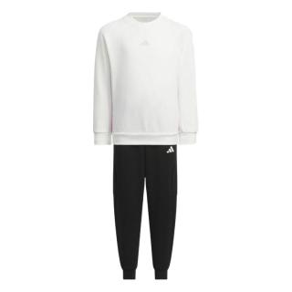 adidas 简约舒适 女中童运动休闲套装