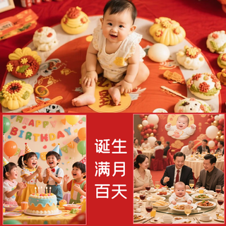  爱哆哆 满月 喜饼礼盒  【店长N0.1】家添萌宝 300g
