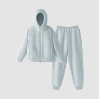 蕉内绒绒506Home男款仿羊羔绒冬季加厚保暖家居服女睡衣 M