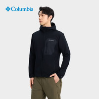 Columbia 户外26春夏新品男拒水云感软壳衣徒步外套WE3966 010 黑色 亚太修身版型 L (180/100A)