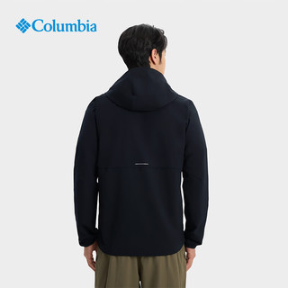 Columbia哥伦比亚户外26春夏男拒水软壳衣徒步运动外套WE3966 010 黑色 亚太修身版型 2XL (190/104A)