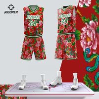 准者 高端数码印篮球服套装