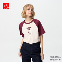UNIQLO/优衣库 印花 女士短袖T恤